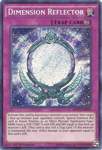 Dimension Reflector - The Dark Side of Dimensions Movie Pack: Secret Edition (MVP1-ENS) #MVP1-ENS21 - Secret Rare YuGiOh Trading Card