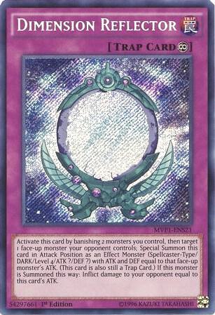 Dimension Reflector - The Dark Side of Dimensions Movie Pack: Secret Edition YuGiOh trading card