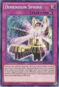 Dimension Sphinx - The Dark Side of Dimensions Movie Pack: Secret Edition (MVP1-ENS) #MVP1-ENS23 - Secret Rare YuGiOh Trading Card