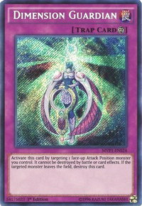 Dimension Guardian - The Dark Side of Dimensions Movie Pack: Secret Edition (MVP1-ENS) #MVP1-ENS24 - Secret Rare YuGiOh Trading Card