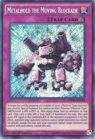 Metalhold the Moving Blockade - The Dark Side of Dimensions Movie Pack: Secret Edition YuGiOh trading card