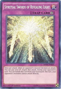 Spiritual Swords of Revealing Light - The Dark Side of Dimensions Movie Pack: Secret Edition (MVP1-ENS) #MVP1-ENS31 - Secret Rare YuGiOh Trading Card