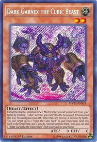 Dark Garnex the Cubic Beast - The Dark Side of Dimensions Movie Pack: Secret Edition (MVP1-ENS) #MVP1-ENS33 - Secret Rare YuGiOh Trading Card