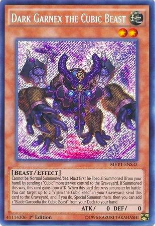 Dark Garnex the Cubic Beast - The Dark Side of Dimensions Movie Pack: Secret Edition YuGiOh trading card