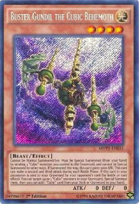 Buster Gundil the Cubic Behemoth - The Dark Side of Dimensions Movie Pack: Secret Edition (MVP1-ENS) #MVP1-ENS35 - Secret Rare YuGiOh Trading Card