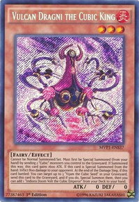 Vulcan Dragni the Cubic King - The Dark Side of Dimensions Movie Pack: Secret Edition (MVP1-ENS) #MVP1-ENS37 - Secret Rare YuGiOh Trading Card