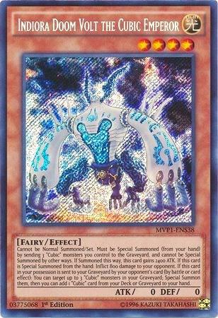 Indiora Doom Volt the Cubic Emperor - The Dark Side of Dimensions Movie Pack: Secret Edition YuGiOh trading card