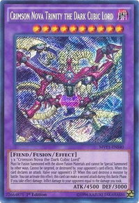 Crimson Nova Trinity the Dark Cubic Lord - The Dark Side of Dimensions Movie Pack: Secret Edition (MVP1-ENS) #MVP1-ENS40 - Secret Rare YuGiOh Trading Card