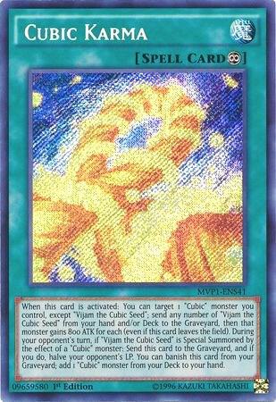 Cubic Karma - The Dark Side of Dimensions Movie Pack: Secret Edition YuGiOh trading card