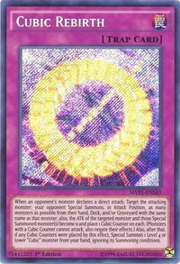 Cubic Rebirth - The Dark Side of Dimensions Movie Pack: Secret Edition (MVP1-ENS) #MVP1-ENS43 - Secret Rare YuGiOh Trading Card