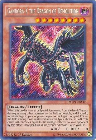 Gandora-X the Dragon of Demolition - The Dark Side of Dimensions Movie Pack: Secret Edition YuGiOh trading card