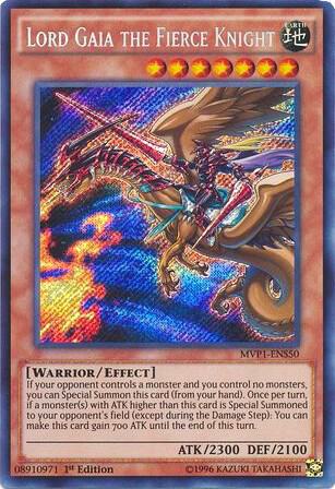 Lord Gaia the Fierce Knight - The Dark Side of Dimensions Movie Pack: Secret Edition YuGiOh trading card