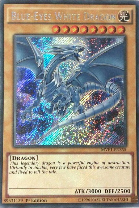 Blue-Eyes White Dragon - The Dark Side of Dimensions Movie Pack: Secret Edition YuGiOh trading card