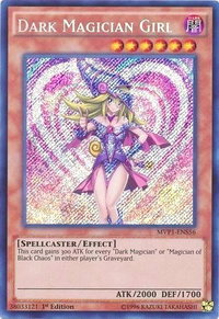 Dark Magician Girl - The Dark Side of Dimensions Movie Pack: Secret Edition (MVP1-ENS) #MVP1-ENS56 - Secret Rare YuGiOh Trading Card