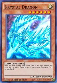 Krystal Dragon - The Dark Side of Dimensions Movie Pack: Secret Edition (MVP1-ENS) #MVP1-ENSV2 - Ultra Rare YuGiOh Trading Card