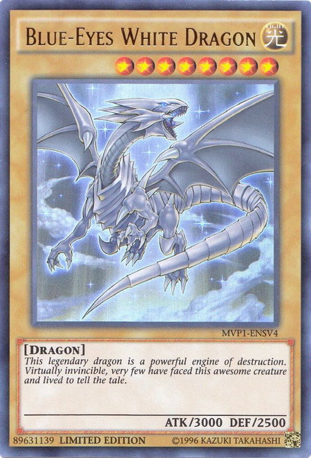 Blue-Eyes White Dragon (UR) - The Dark Side of Dimensions Movie Pack: Secret Edition YuGiOh trading card