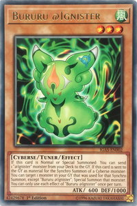 Bururu @Ignister - Ignition Assault (IGAS) #IGAS-EN002 - Rare YuGiOh Trading Card