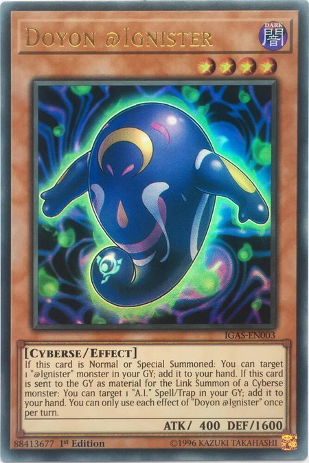 Doyon @Ignister - Ignition Assault YuGiOh trading card