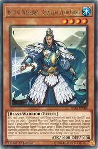 Ancient Warriors - Graceful Zhou Gong - Ignition Assault (IGAS) #IGAS-EN009 - Rare YuGiOh Trading Card