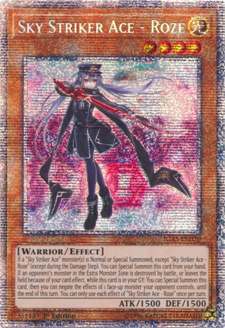Sky Striker Ace - Roze (Starlight Rare) - Ignition Assault YuGiOh trading card