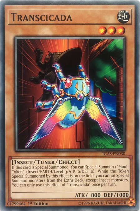 Transcicada - Ignition Assault YuGiOh trading card