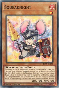 Squeaknight - Ignition Assault (IGAS) #IGAS-EN031 - Common / Short Print YuGiOh Trading Card