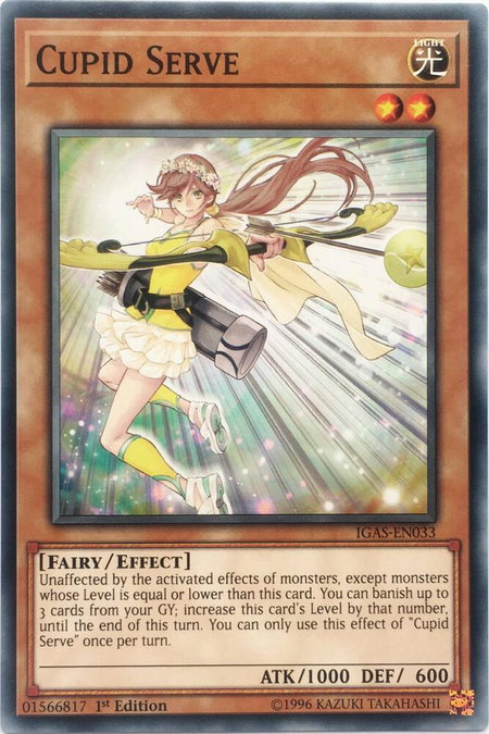 Cupid Serve - Ignition Assault YuGiOh trading card