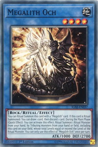 Megalith Och - Ignition Assault (IGAS) #IGAS-EN037 - Common / Short Print YuGiOh Trading Card