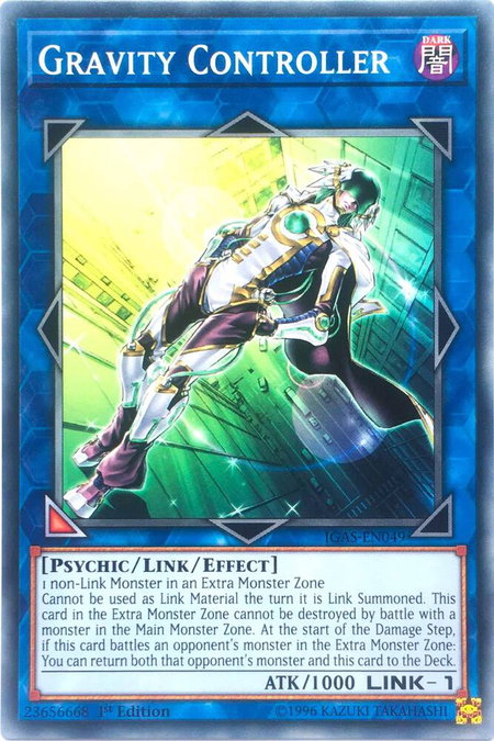 Gravity Controller - Ignition Assault YuGiOh trading card