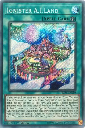 Ignister A.I.Land - Ignition Assault YuGiOh trading card