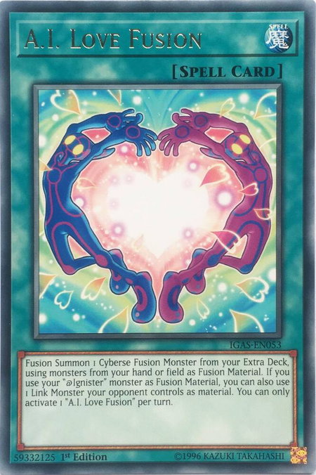 A.I. Love Fusion - Ignition Assault YuGiOh trading card