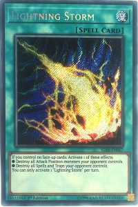Lightning Storm - Ignition Assault (IGAS) #IGAS-EN067 - Secret Rare YuGiOh Trading Card