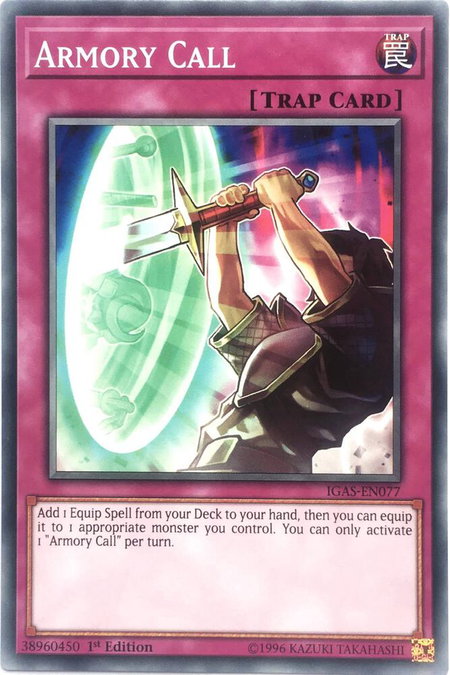 Armory Call - Ignition Assault YuGiOh trading card