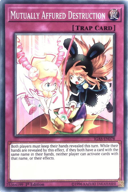 Mutually Affured Destruction - Ignition Assault YuGiOh trading card