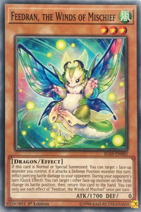 Feedran, the Winds of Mischief - Ignition Assault (IGAS) #IGAS-EN082 - Common / Short Print YuGiOh Trading Card
