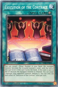 Execution of the Contract - Ignition Assault (IGAS) #IGAS-EN084 - Common / Short Print YuGiOh Trading Card