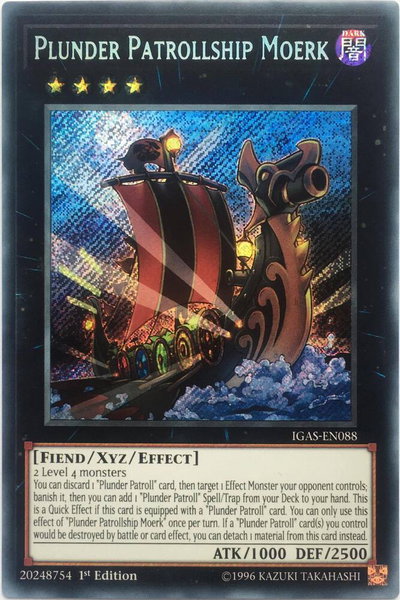 Plunder Patrollship Moerk trading card from Ignition Assault Plunder Patrollship Moerk - Ignition Assault YuGiOh trading card
