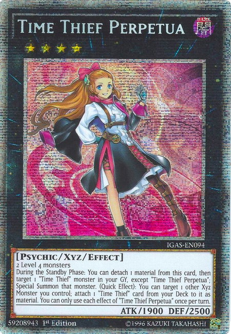 Time Thief Perpetua (Starlight Rare) - Ignition Assault YuGiOh trading card