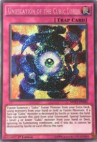 Unification of the Cubic Lords - The Dark Side of Dimensions Movie Pack: Secret Edition (MVP1-ENS) #MVP1-ENS45 - Secret Rare YuGiOh Trading Card