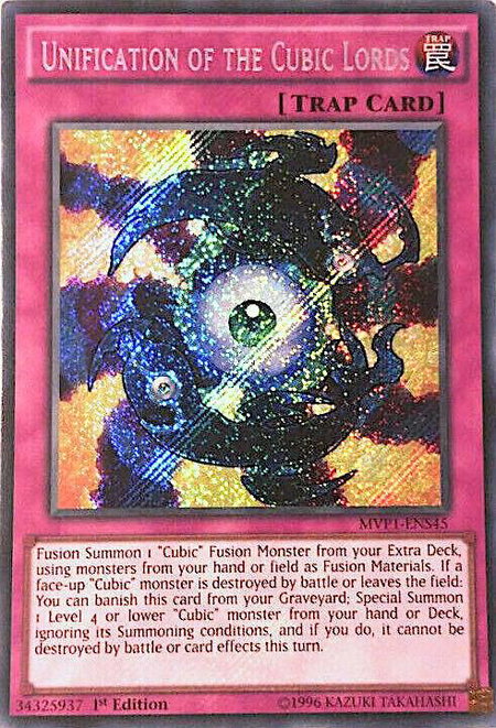 Unification of the Cubic Lords - The Dark Side of Dimensions Movie Pack: Secret Edition YuGiOh trading card