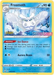 Frosmoth - SWSH007 (Prerelease) [Staff] - SWSH: Sword & Shield Promo Cards (SWSD) #SWSH007 - Promo Pokémon Trading Card