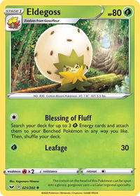 Eldegoss - SWSH01: Sword & Shield Base Set (SWSH01) #021/202 - Uncommon Pokémon Trading Card