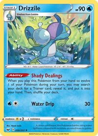 Drizzile (056) - SWSH01: Sword & Shield Base Set (SWSH01) #056/202 - Uncommon Pokémon Trading Card