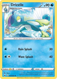 Drizzile (057) - SWSH01: Sword & Shield Base Set (SWSH01) #057/202 - Uncommon Pokémon Trading Card