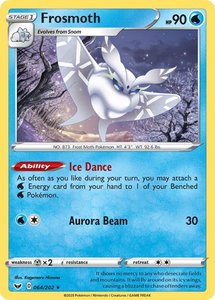Frosmoth - SWSH01: Sword & Shield Base Set (SWSH01) #064/202 - Holo Rare Pokémon Trading Card
