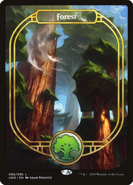 Forest (Full Art) - Unsanctioned Magic: The Gathering trading card