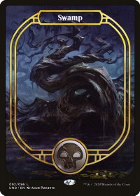 Swamp (Full Art) - Unsanctioned (UND) #92 - Land Magic: The Gathering Trading Card