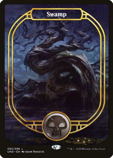 Swamp (Full Art) - Unsanctioned Magic: The Gathering trading card