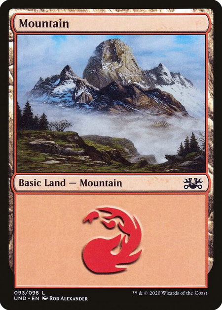 Mountain - Unsanctioned Magic: The Gathering trading card