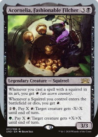 Acornelia, Fashionable Filcher - Unsanctioned (UND) #31 - Rare Magic: The Gathering Trading Card
